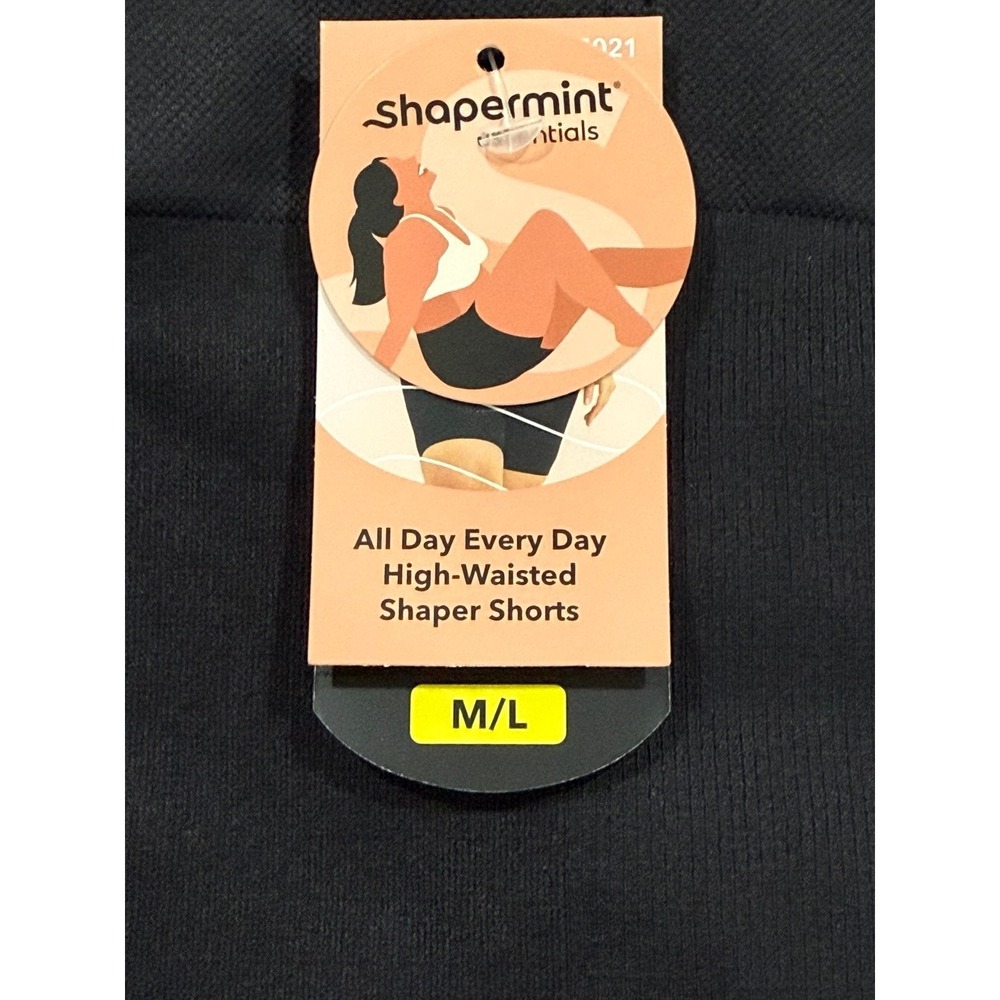 Shapermint Essentials High Waisted Shaper Shorts M/L Black - Picture 4 of 6